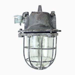 Industrielle Fabrik Deckenlampe, Ehemalige Tschechoslowakei, 1940er