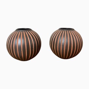 Vases Kerbschnitt de Worms, 1960s, Set de 2