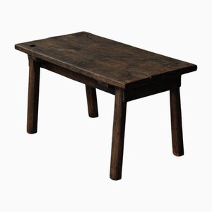Table de Salle à Manger Folk Art Rustique, France, 1950s