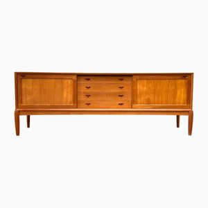 Credenza in teak di HW Klein per Bramin, Danimarca, anni '60