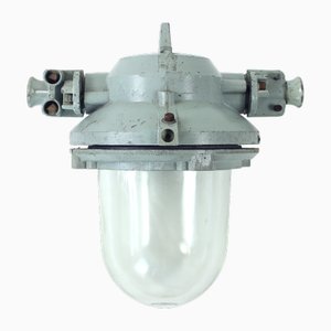 Industrial Factory Ceiling Light, Former Czechoslovakia, 1950s