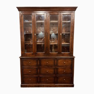 Antique Display Bookcase in Oak