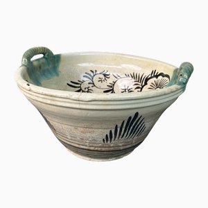 Scodella Seto Oribe antica in ceramica, Giappone, inizio XX secolo