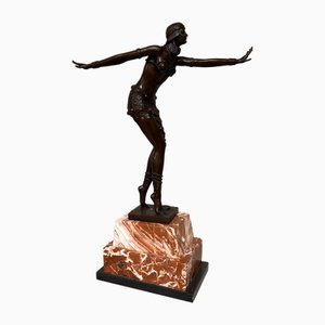 D. H. Chiparus, Dancer, 1900, Bronze on Marble Base