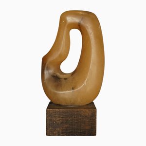 Mid-Century Abstract Carved Stone Sculpture, 1960s
