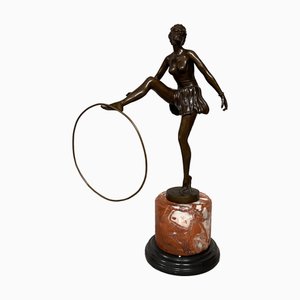 D. Alonso, Tänzerin, 1960er, Bronze auf Marmorsockel