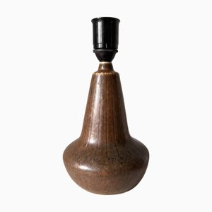 Handgefertigte Tischlampe aus glasiertem Hasenfell von schwedischem Gunnar Nylund für Rörstrand, 1960er