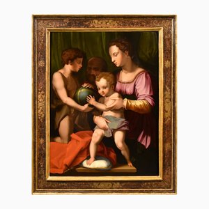 Agnolo di Cosimo alias Il Bronzino, Holy Family with Madonna & St John, 1550s, Oil on Panel