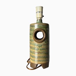 Tischlampe aus Steingut Keramik von Michael Andersen Bornholm, Dänemark, 1960er