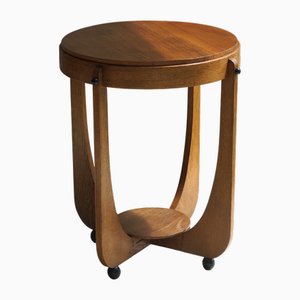Table d'Appoint Art Déco d'École d'Amsterdam, Pays-Bas, 1920s