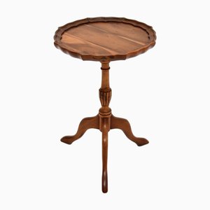 Antique Georgian Yew Wood Wine Table, 1950