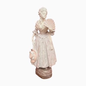 Escultura figurativa, Principios de 1900, Porcelana esmaltada