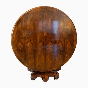 Antique Victorian Rosewood Circular Dining Table, 1850
