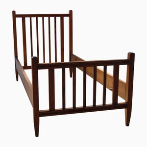 Rationalist Oak Wood Single Bed, Italy