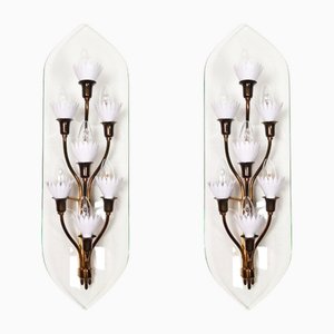 Wandlampen von Pietro Chiesa für Fontana Arte, 1955, 2er Set