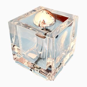 Vintage Modern Cube Glass Lamp from Nachtmann Leuchten, 1990s