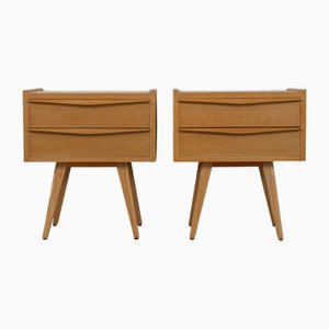 Tables de Chevet Vintage, 1950s, Set de 2