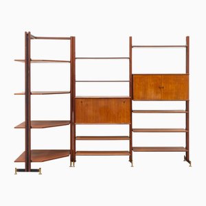Teak Bookcase, 1970s, Set of 2