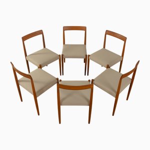 Vintage Dining Room Chairs from Lübke, 1960s, Set of 6
