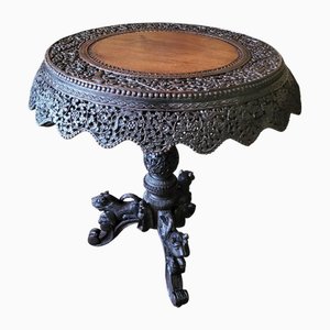 Burmese Carved Centre Table, 1890s