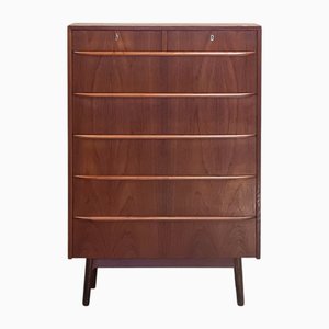 Mid-Century Kommode aus Teak, Dänemark, 1950er