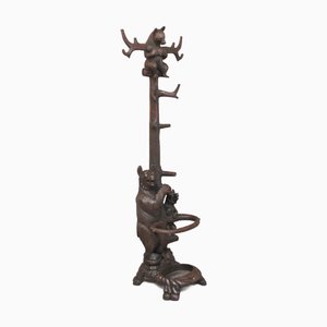 Early 20th Century Carved Bear Hall Stand