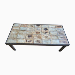 Coffee Table in Ceramic Stoneware by Roger Capron, France, 1970