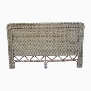 Tête de Lit en Osier de Bambou par Tommaso Barbi, 1970s