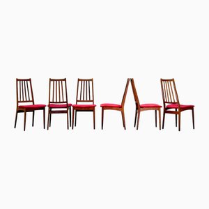 Danish Dining Chairs, 1960s, Set of 6