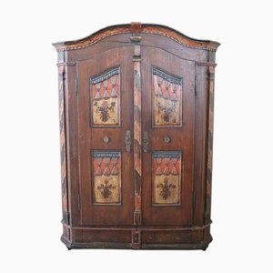 Armoire Tyrolienne Antique en Pin, 1800s