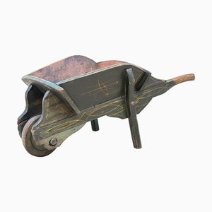 19th Century Paint Decorated Childs Wheelbarrow, 1870
