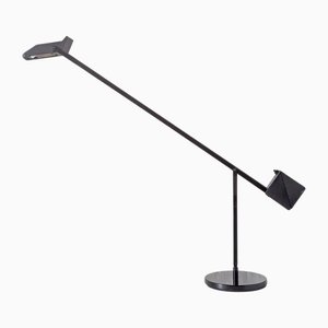 Fase Lamp Cisne Table Model in Black, Madrid, 1980