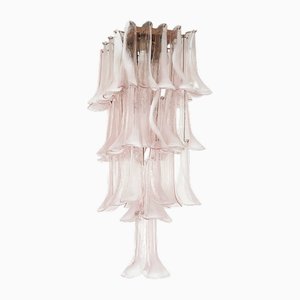 Lámpara colgante vintage de Murano rosa