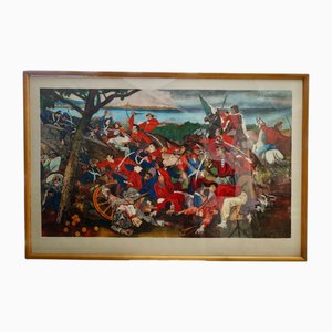 Renato Guttuso The Battle of Ponte Dellammiraglio, 1960s-1970s, Etching