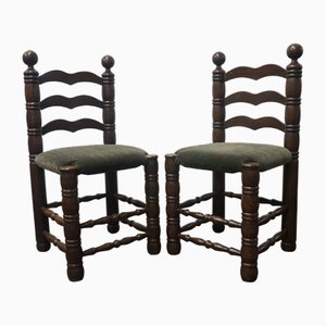 French Turned Chairs, Set of 2
