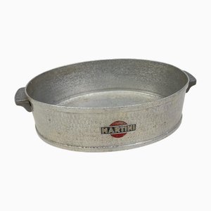 Martini Tablett aus Aluminium, 1940er