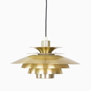 Vintage Danish Verona Pendant Lamp by Kurt Wiborg for Jeka, 1980s