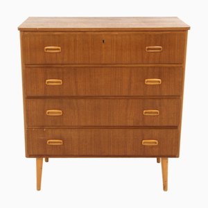 Cajonera escandinava de teca, 1960