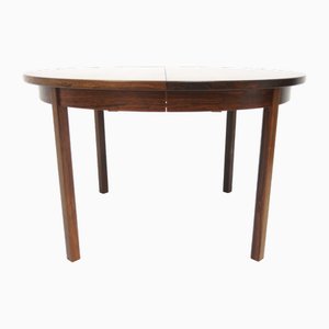 Mesa de comedor escandinava de palisandro, años 60
