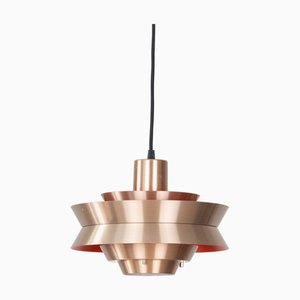 Vintage Swedish Trava Pendant Lamp attributed to Carl Thore for Granhaga Metallindustri, 1960s