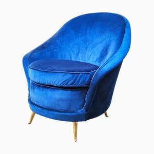 Blue Isa Lounge Chair, 1950