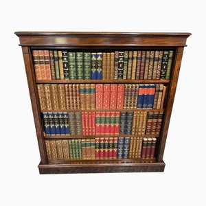 Mahogany Open Adjustable Library Bookcase, 1880