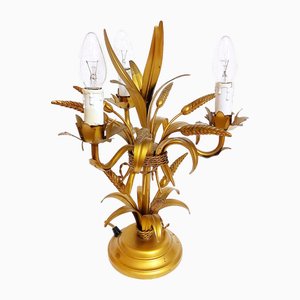 Vintage Tischlampe aus Vergoldetem Metall von Hans Kögl, Deutschland, 1970