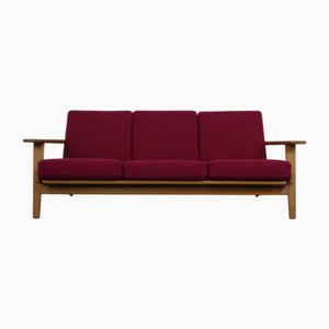 GE 290 Oak Sofa with Kvadrat Hallingdal by Hans J. Wegner for Getama, 1960s