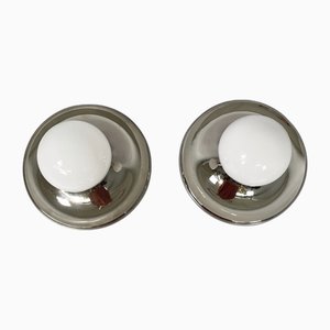 Appliques Murales Mid-Century Moderne par Achille and Pier Giacomo Castiglioni pour Flos, Italie, 1960s, Set de 2