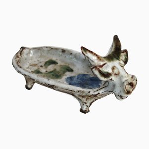Zoomorphic Ceramic Pocket Emptier by Albert Thiry, 1960