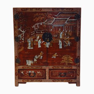 Meuble Chinois Rouge