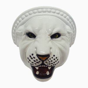 Wall Shelf Panther in White by Ceramiche Boxer