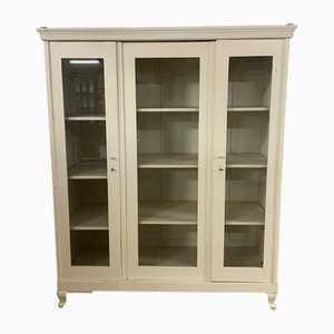 Vintage Spruce Display Cabinet