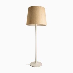 Lampada da terra bianca minimalista di Staff Leuchten, anni '70